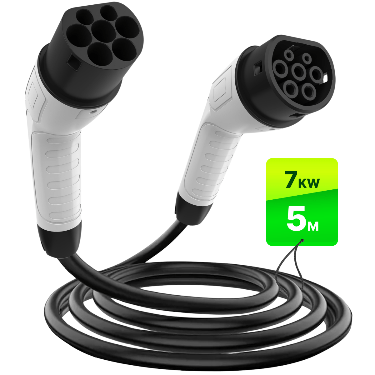 Cable De Carga Tipo 2 Para Vehículo Eléctrico Monofásico 7 kW - Electrodrive
