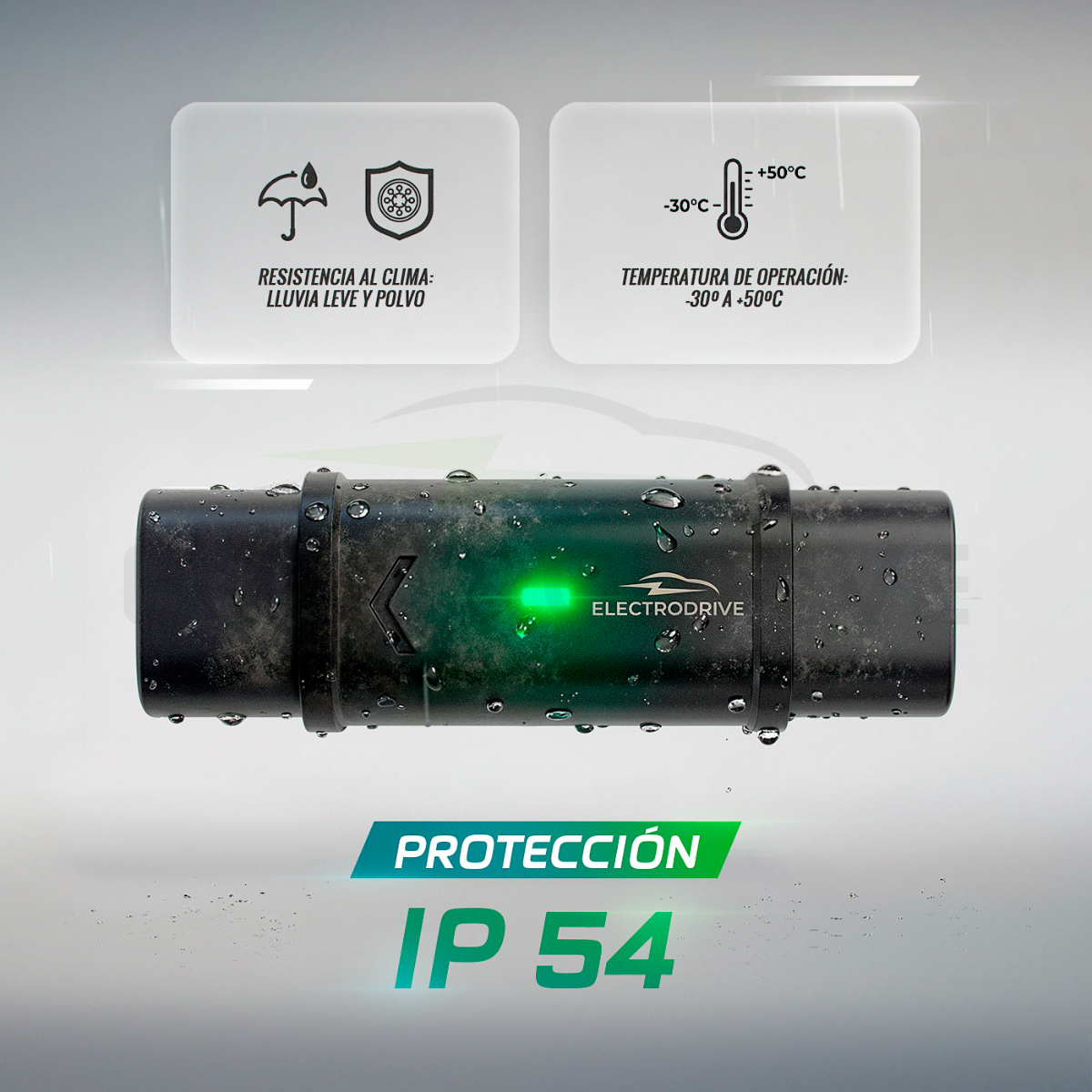 Adaptador De Carga Tipo 2 A GBT Para Vehiculo Electrico 7 kW