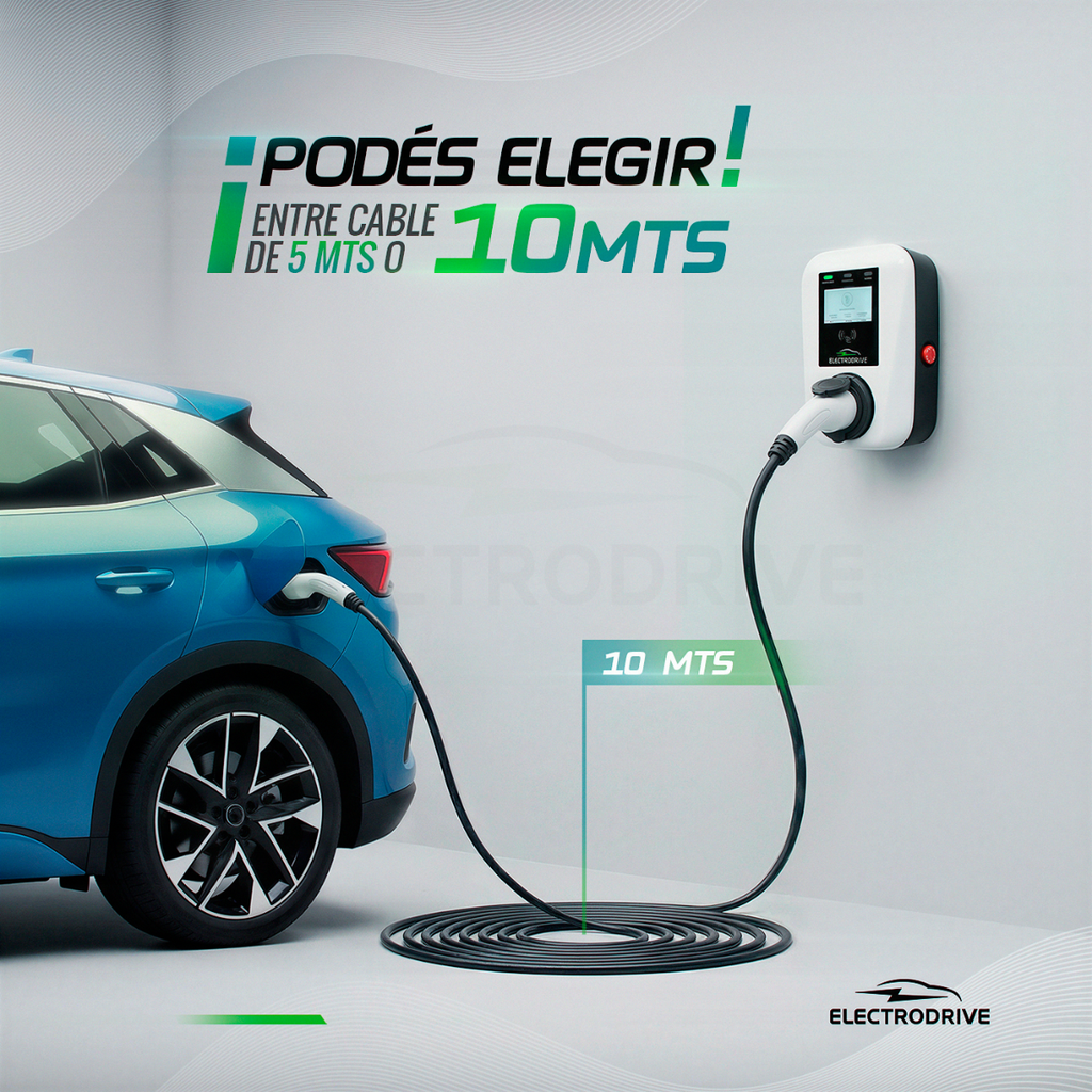 Wallbox Cargador De Auto Eléctrico Electrodrive 7.4 kw
