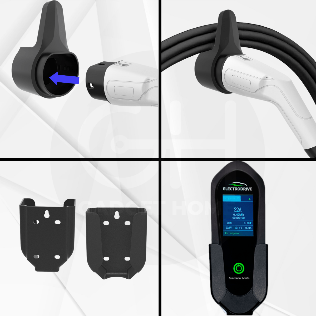 Cargador Para Vehículos Eléctricos 7 kW Tipo 2 Wallbox - Electrodrive