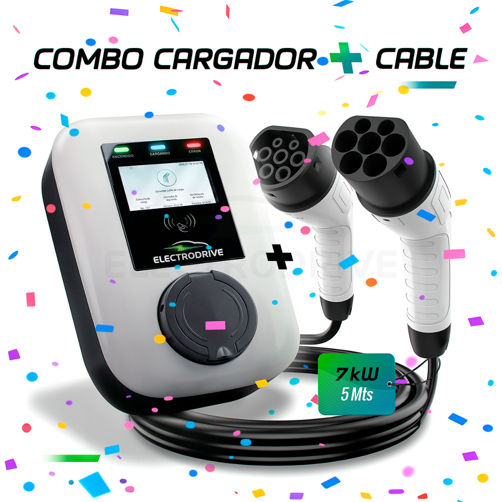 Wallbox Cargador De Auto Eléctrico Electrodrive 7.4 kw