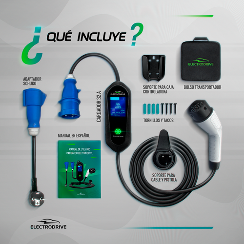 Entregas a partir del 7 de enero - Cargador Para Auto vehículos Eléctricos 7 kW Tipo 2 Wallbox